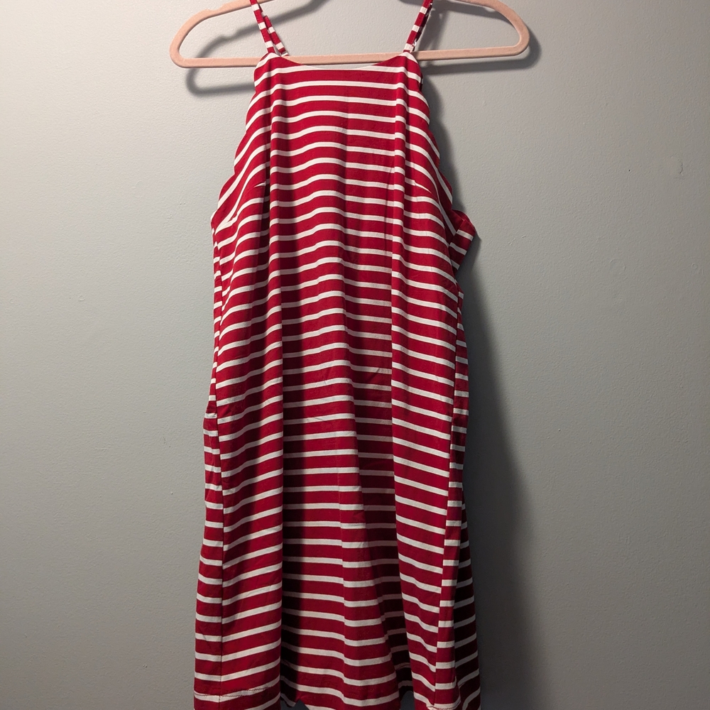 Papermoon Striped Red and White Dress